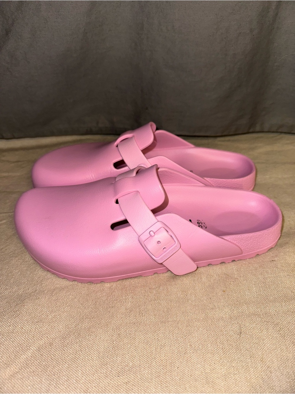 Birkenstock Pink Slip-On Clog with Buckle